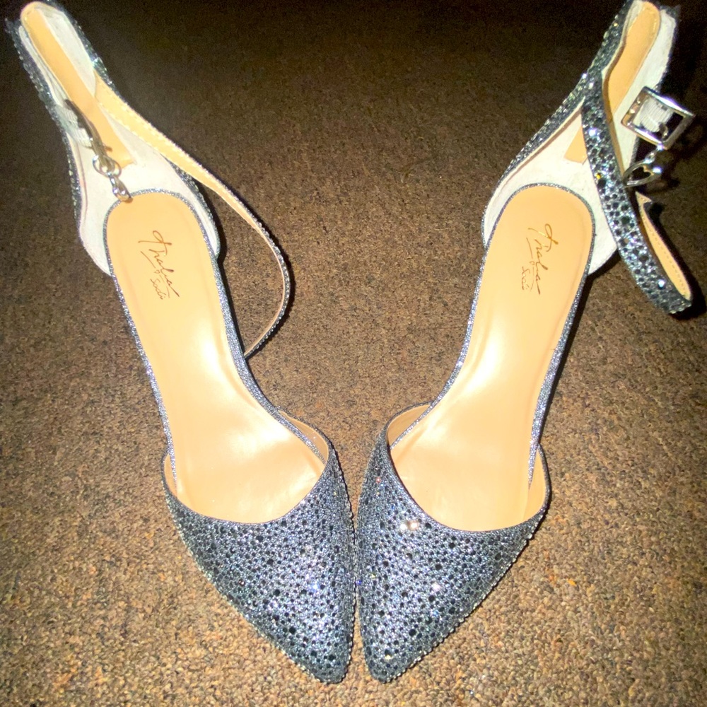 Rhinestone 2 1/2 inch heels